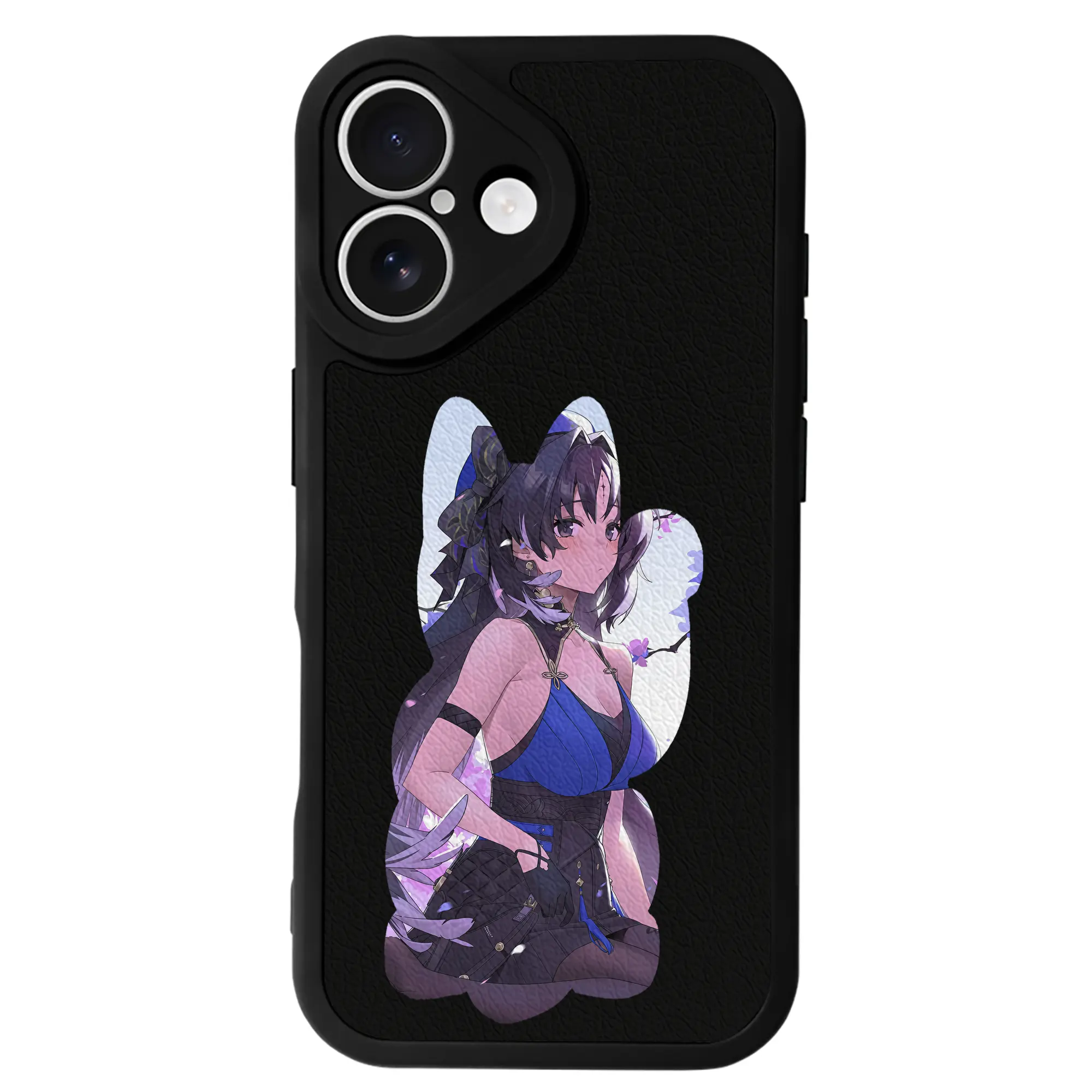 鳴潮 グッズ ヤンヤン - IPhone 16シリーズ対応 ・ シリコンスマホケース ・ レザー調 ・ 高精度フィット ・ 耐衝撃 ・ ワイヤレス充電対応 ・ 精密カット